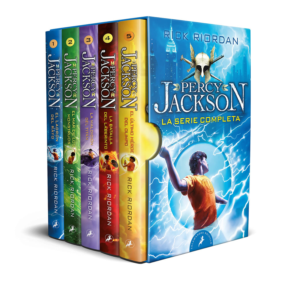 Percy Jackson y los dioses del Olimpo: La serie completa- Rick Riordan - BookRicans